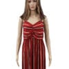 Women's Sleeveless V-Neck Strappy Cinched Top Maxi Dress - Xhilaration (2)