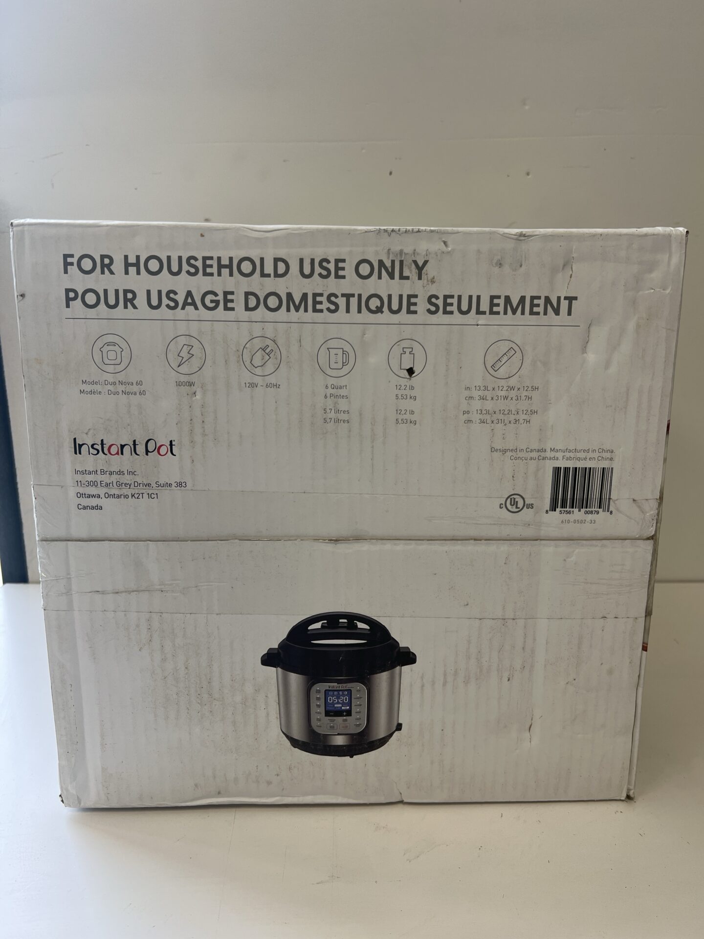 Instant Pot Duo Nova 6 quart 7in1 MultiUse Programmable