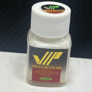VIP FOR MEN MALE ENHENCEMENT BOTTLE 8 CAPS
