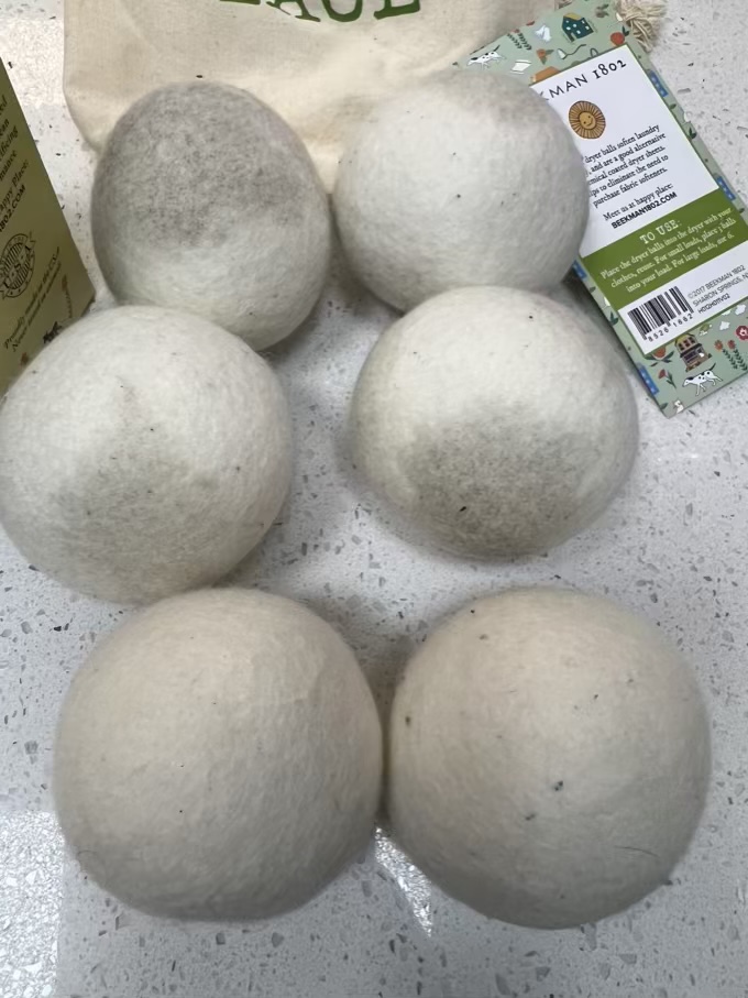 Happy Place Wool Dryer Balls Citrus Essential Oil 7 piece Set Happy Place Wool Dryer Balls Citrus Essential Oil 7 piece Set