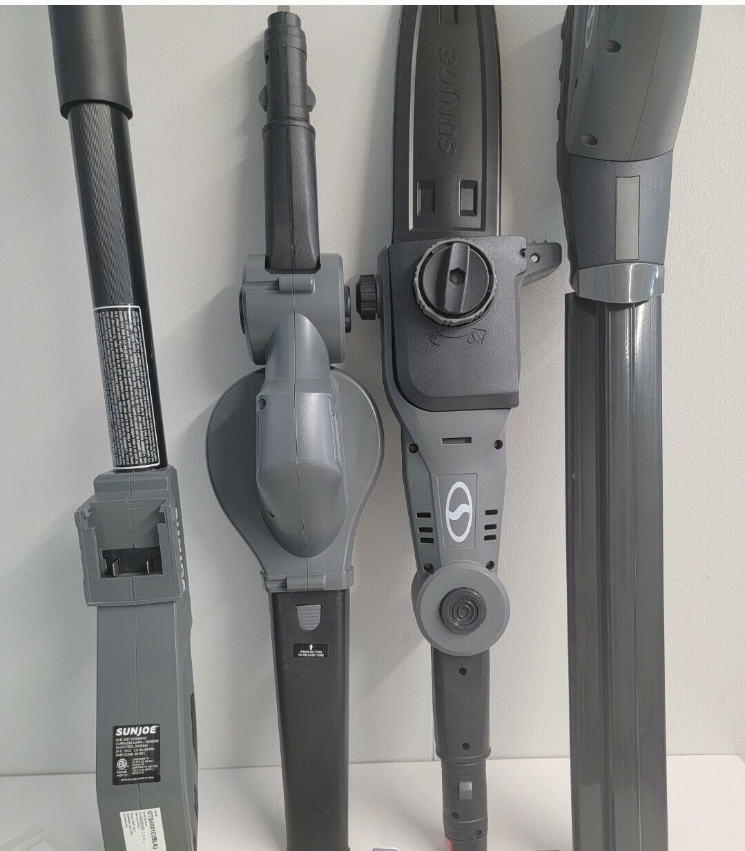 Sun-Joe-24V-3-in-1-Cordless-Blower-Pole-Saw-and-Hedge-Trimmer-Black-Used