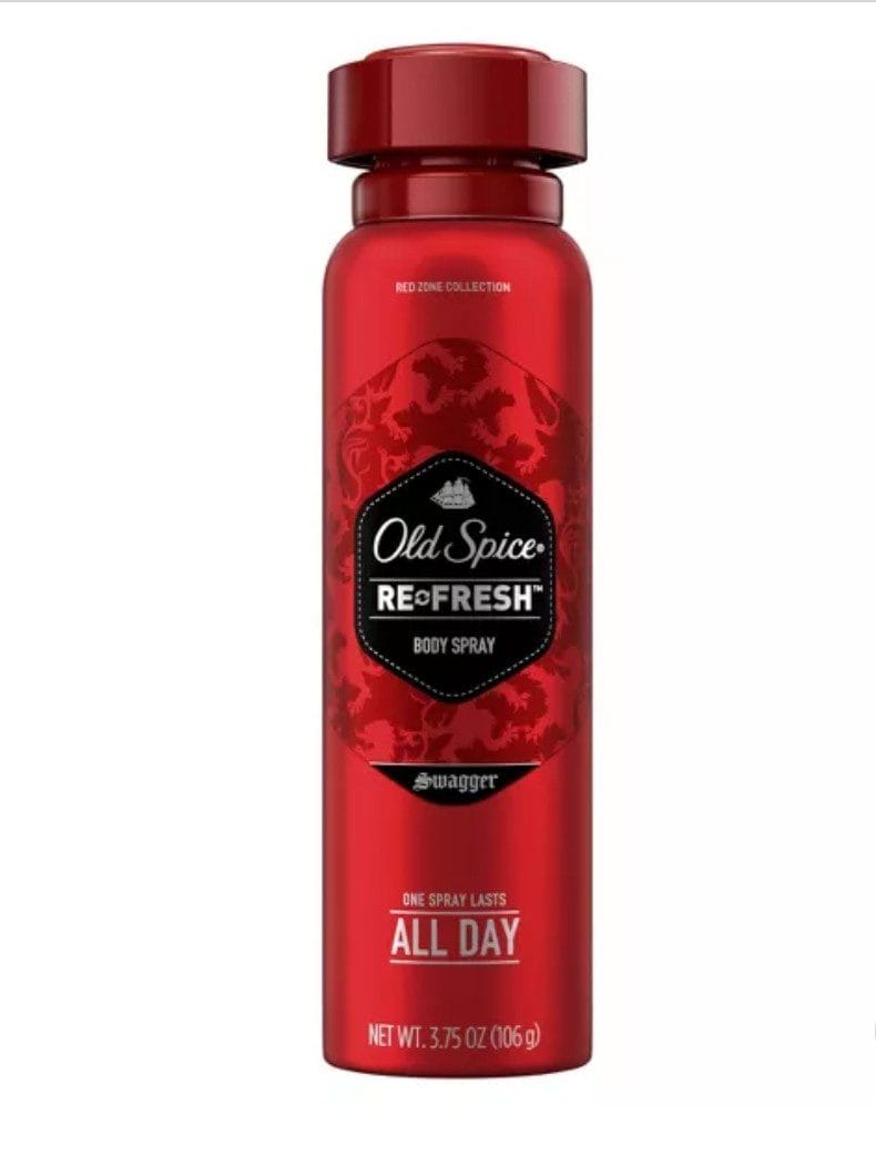 Old Spice Red Zone Swagger Scent Body Spray for Men - 3.75oz