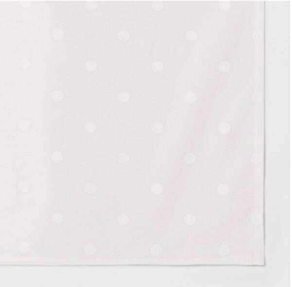 Swiss Dot Shower Curtain White - Threshold