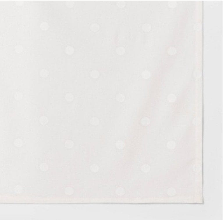 Swiss Dot Shower Curtain White - Threshold