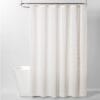 Swiss Dot Shower Curtain White - Threshold