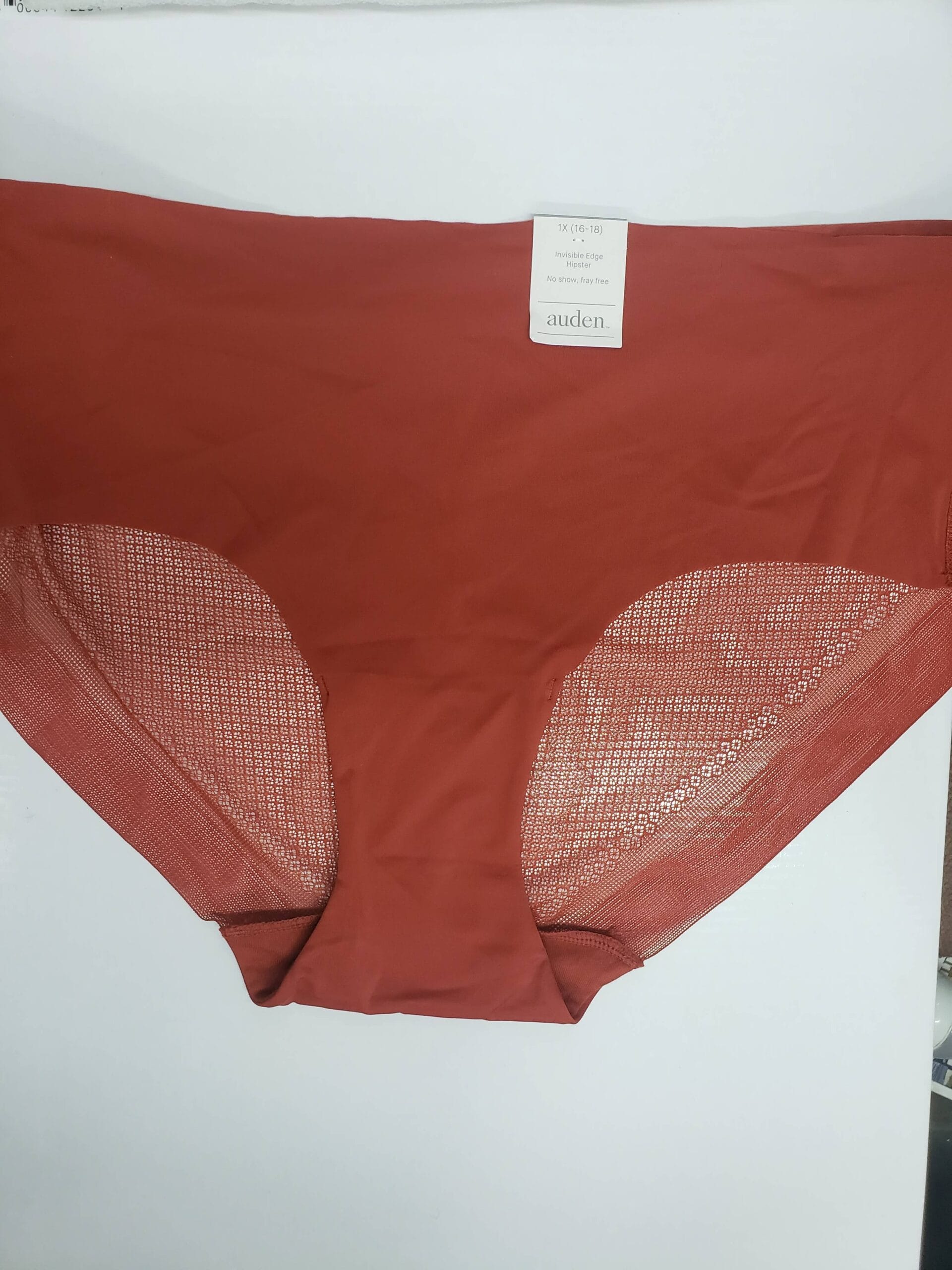 Women's Plus Size Bonded Hipster with Mesh Back - Auden. Size 1X Women's Plus Size Bonded Hipster with Mesh Back - Auden. Size 1X