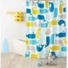 Whale Shower Curtain Amparo Blue – Pillowfort Whale Shower Curtain Amparo Blue - Pillowfort