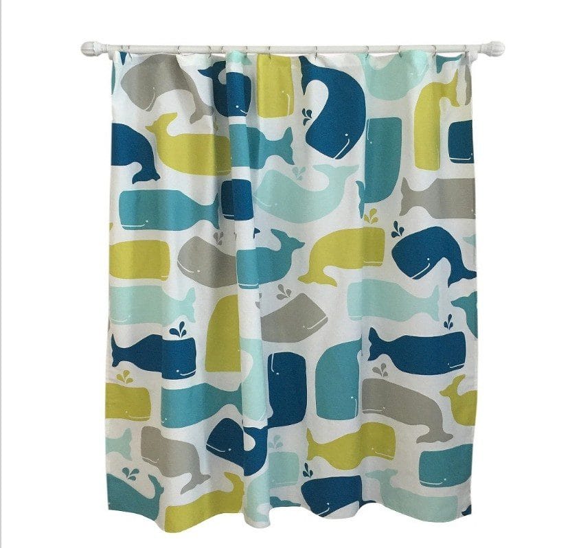Whale Shower Curtain Amparo Blue – Pillowfort Whale Shower Curtain Amparo Blue - Pillowfort