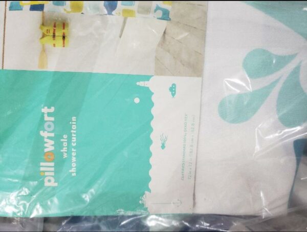 Whale Shower Curtain Amparo Blue - Pillowfort