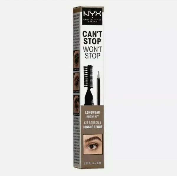 NYX Professional Makeup Can't Stop Won't Stop Longwear Brow Kits 0.27oz - Blonde