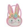 Easter Bunny Felt Basket Pink - Spritz