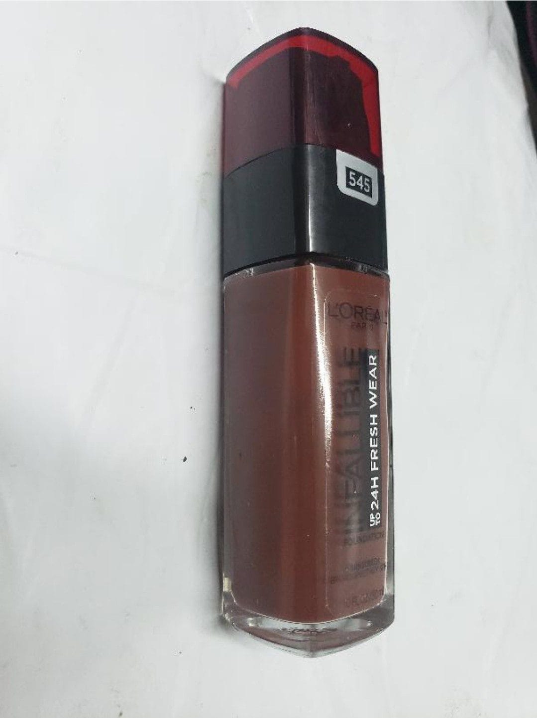 L'Oreal Paris Infallible 24 Hr Fresh Wear Foundation 545 Ebony - 0.17 fl oz L'Oreal Paris Infallible 24 Hr Fresh Wear Foundation 545 Ebony - 0.17 fl oz