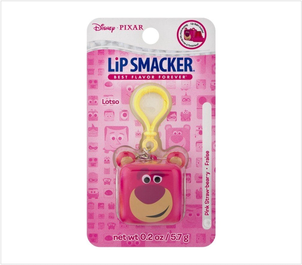 Lip Smacker Lip Balm Pink Straw-bear-y, 0.2 OZ