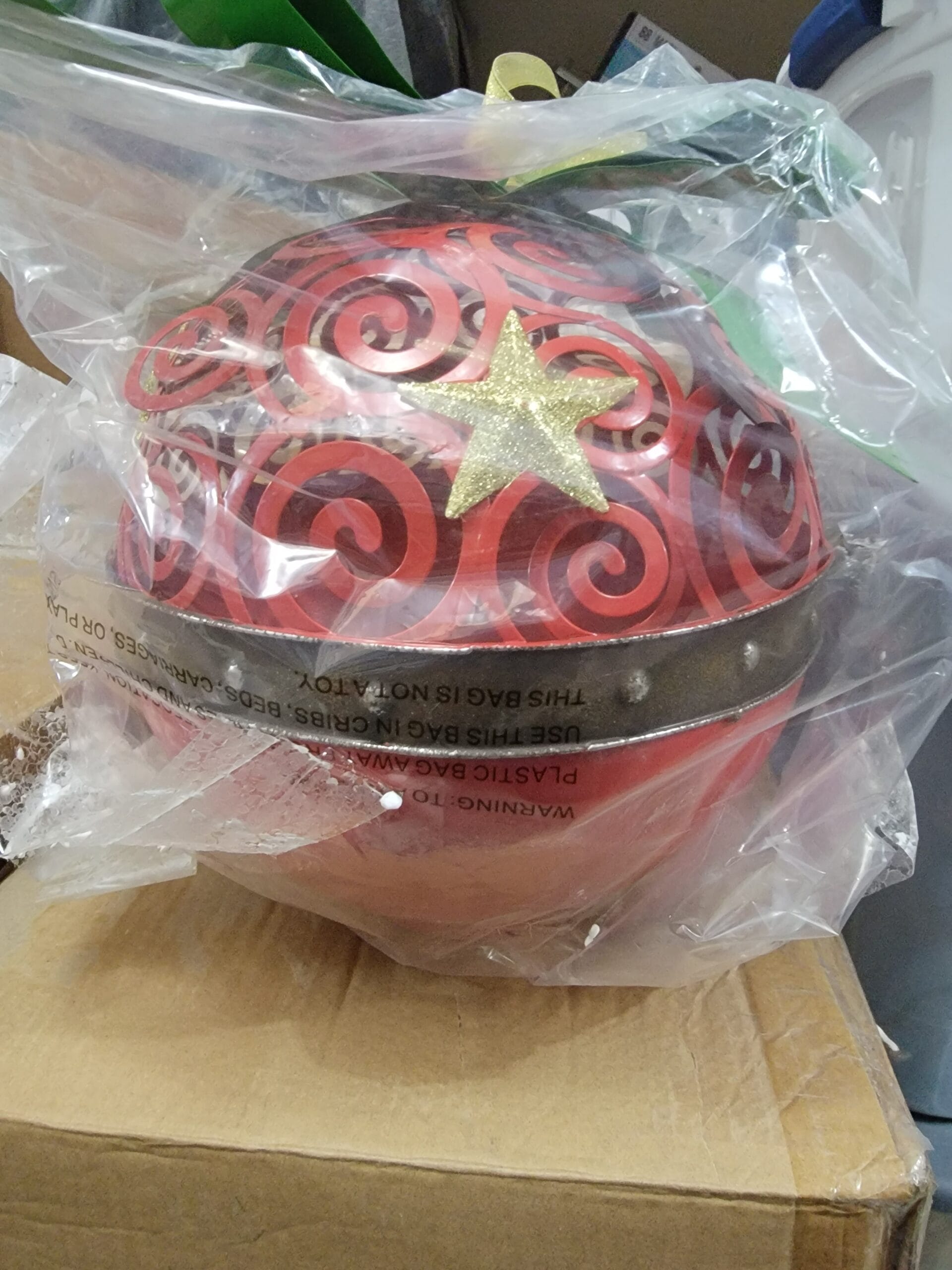 Kringle Express 10" Indoor/Outdoor Oversized Lit Jingle Bell