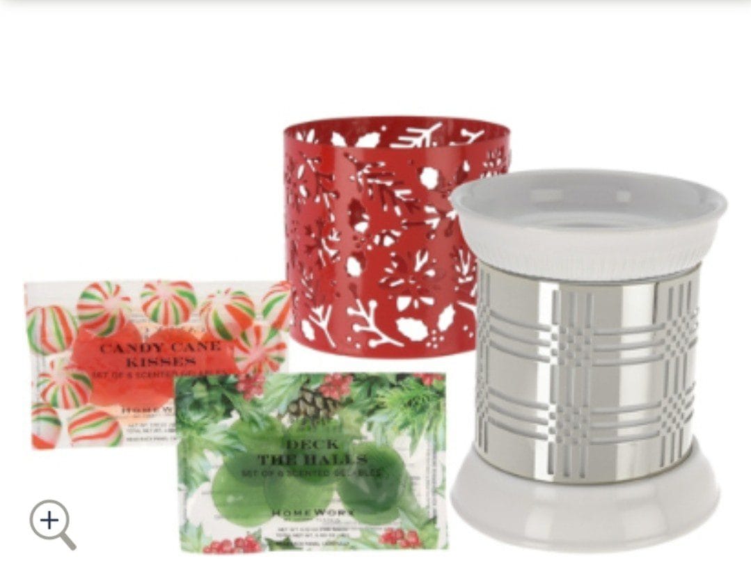 HomeWorx by Harry Slatkin FragranceWarmer with 2 Sleeves and 12 Gelables