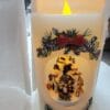 7" Illuminated Pillar w/ Rotating Scene