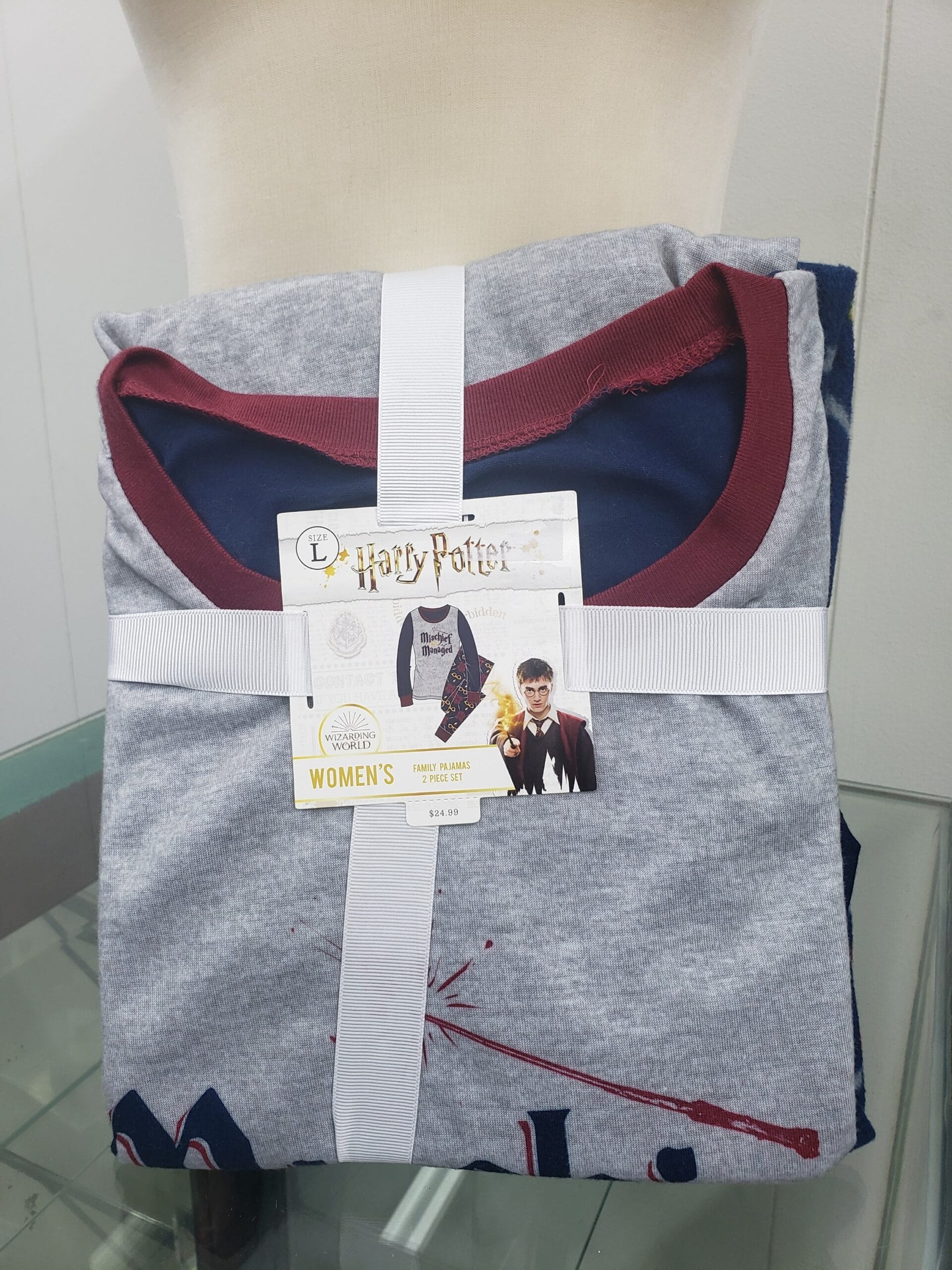 Harry Potter Women's Holiday "Mischief Managed" Pajama Set, XS