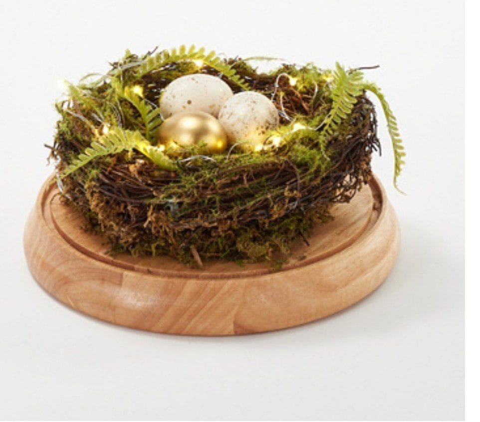 Martha Stewart Illuminated Spring Nest Cloche