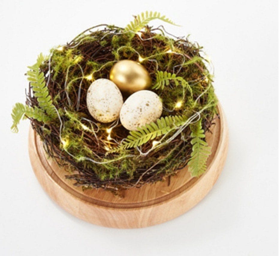 Martha Stewart Illuminated Spring Nest Cloche