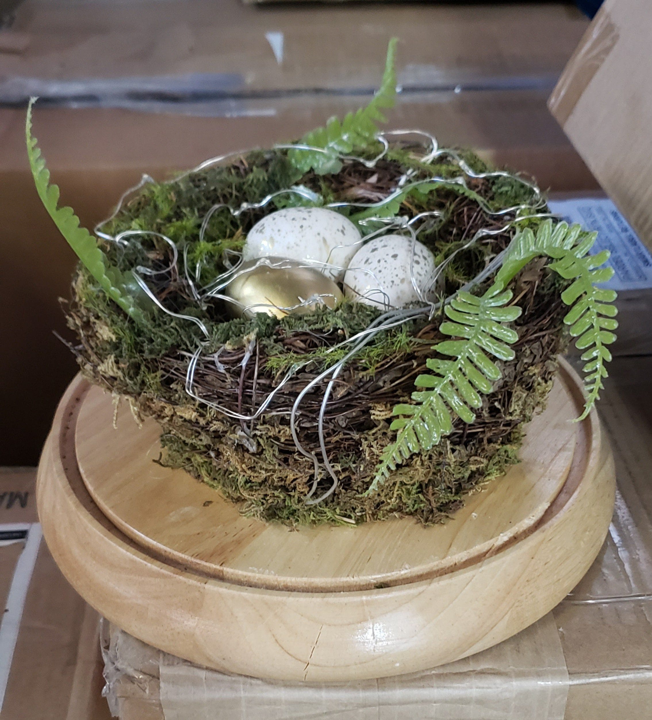 Martha Stewart Illuminated Spring Nest Cloche