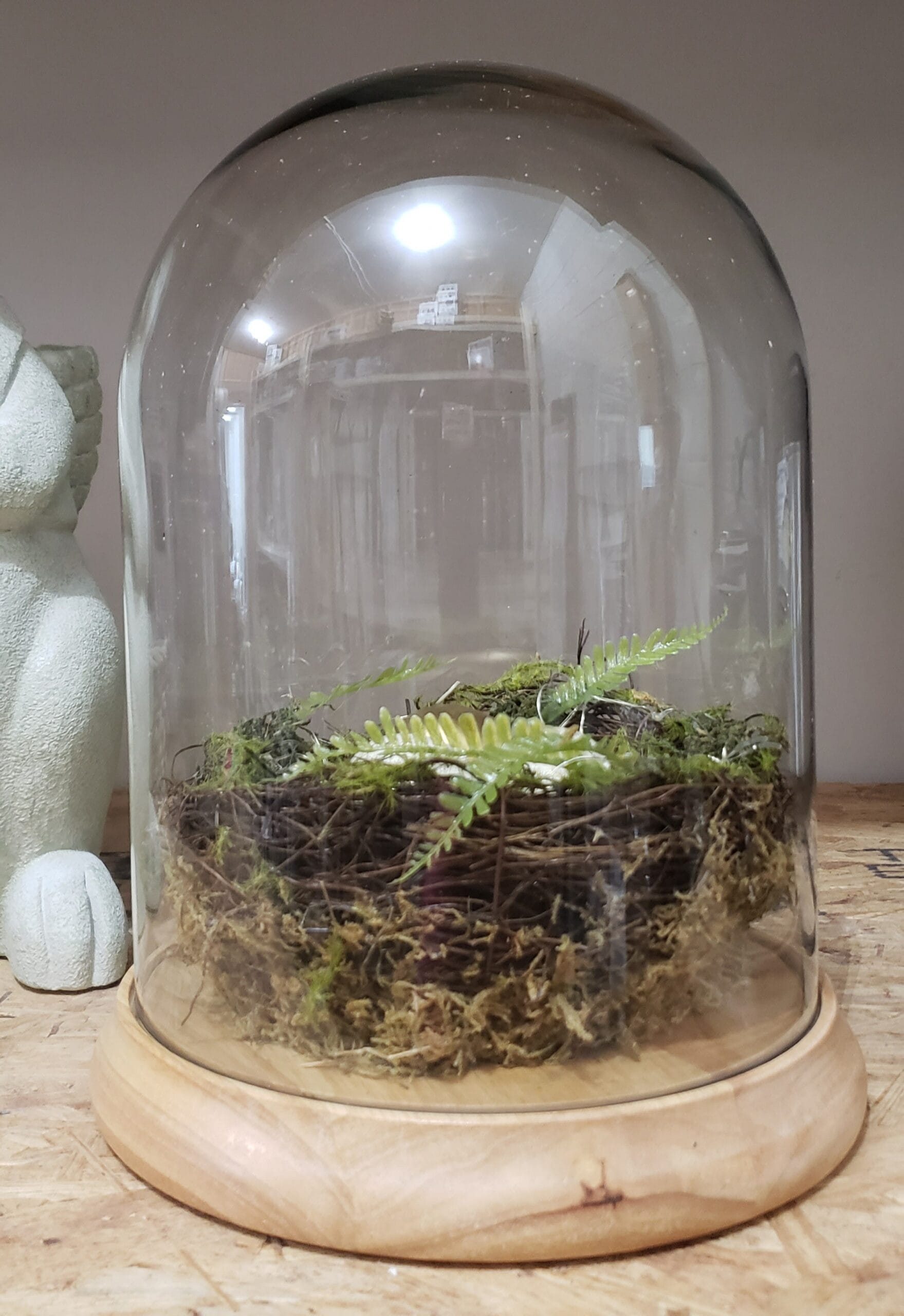 Martha Stewart Illuminated Spring Nest Cloche