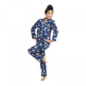 Wondershop Women's Holiday Unicorn Pajama Set, NAVY