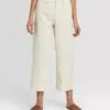 Women's High-Rise Wide Leg Cropped Corduroy Pants - A New Day. Size 4 Women's High-Rise Wide Leg Cropped Corduroy Pants - A New Day. Size 4