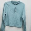 Women's Long Sleeve Cropped Mock Turtleneck Shirt Top. Size XXL Women's Long Sleeve Cropped Mock Turtleneck Shirt Top. Size XXL