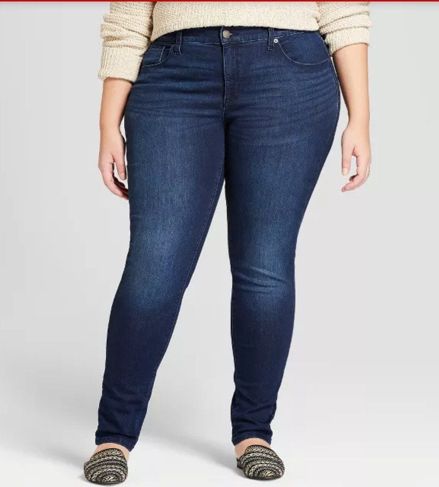 Women's Plus Size Skinny Jeans - Universal Thread Dark Wash Size 20W