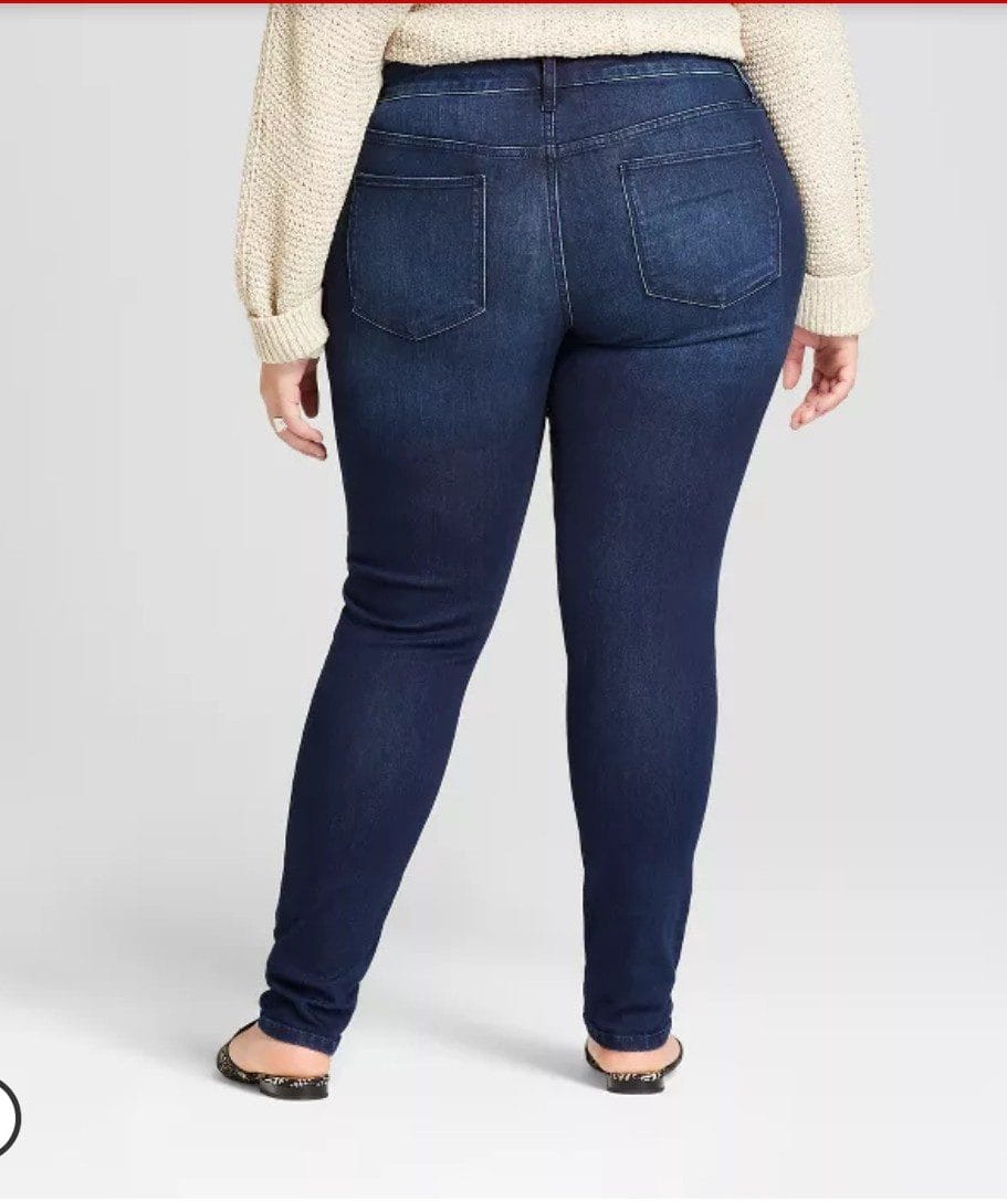 Women's Plus Size Skinny Jeans - Universal Thread Dark Wash Size 20W