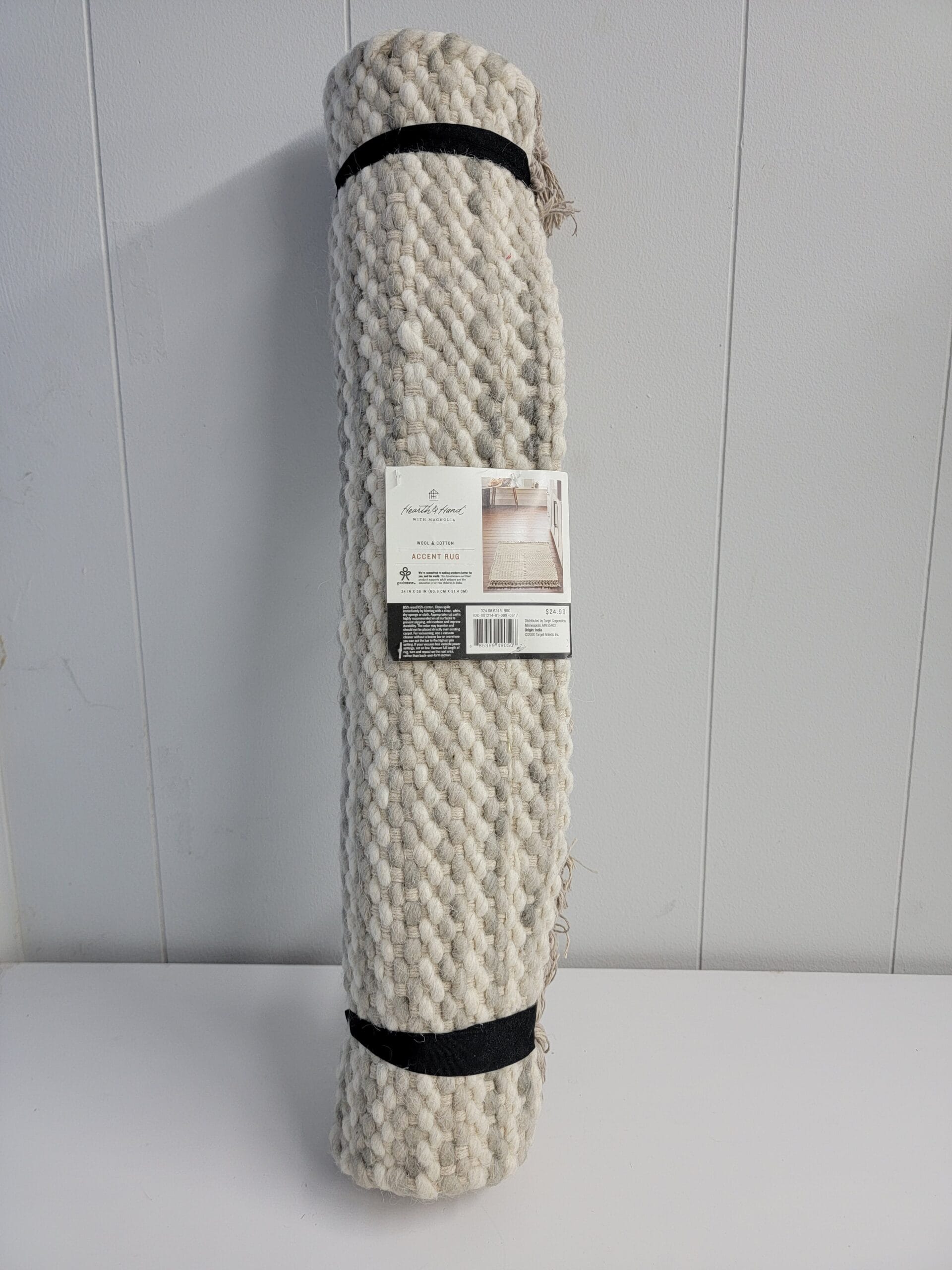 2' x 3' Heathered Area Rug Oatmeal - Hearth & Hand with Magnolia