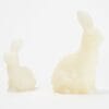 Candle Impressions Set of 2 Illuminated Wax Bunnies,
