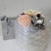 Real Touch Rose & Hydrangeas in Textured Pot w/ Gift Bag by Peony,