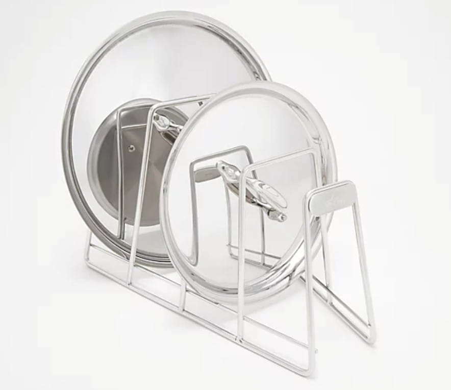 All-Clad D3 Compact Stainless Steel 6-Piece Set with Organizer