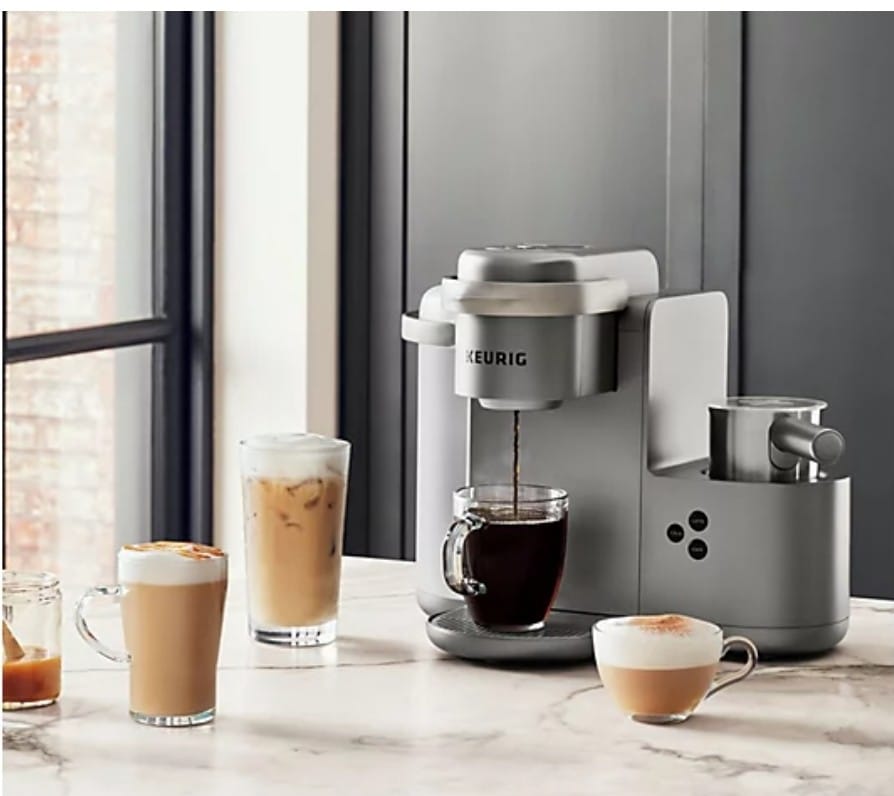 Keurig K Cafe Brewer, Froth, Tea, Coffee, Latte and Cappuccino Maker, K-Cup Pods compatible Keurig K Cafe Brewer, Froth, Tea, Coffee, Latte and Cappuccino Maker, K-Cup Pods compatible