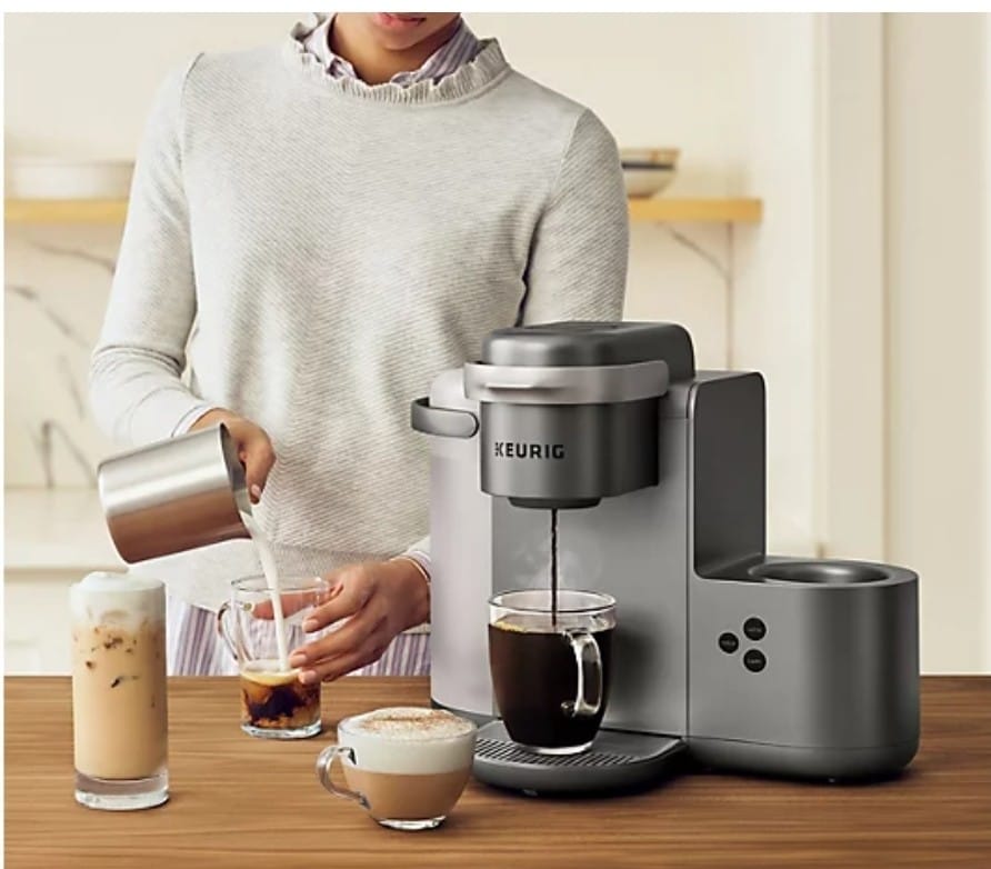 Keurig K Cafe Brewer, Froth, Tea, Coffee, Latte and Cappuccino Maker, K-Cup Pods compatible Keurig K Cafe Brewer, Froth, Tea, Coffee, Latte and Cappuccino Maker, K-Cup Pods compatible