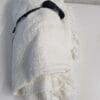Knotted Fringe Throw Blanket White - Hearth & Hand with Magnolia Knotted Fringe Throw Blanket White - Hearth & Hand with Magnolia