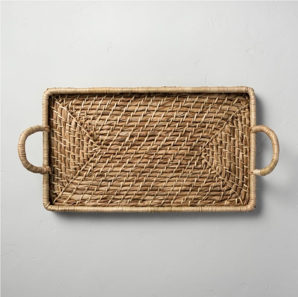 Woven Rectangular Serve Tray with Handles - Hearth & Hand with Magnolia