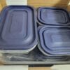 10ct Press Lid Plastic Food Storage Set - Made By Design