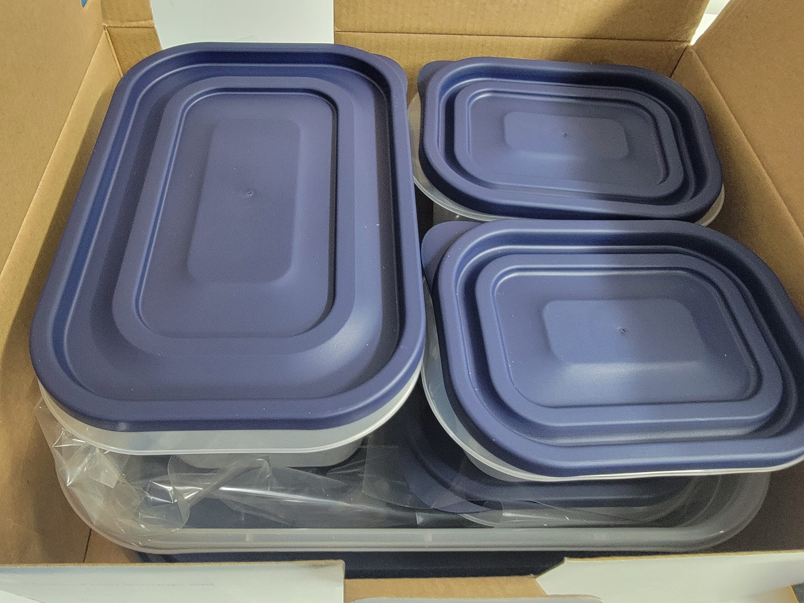 10ct Press Lid Plastic Food Storage Set - Made By Design