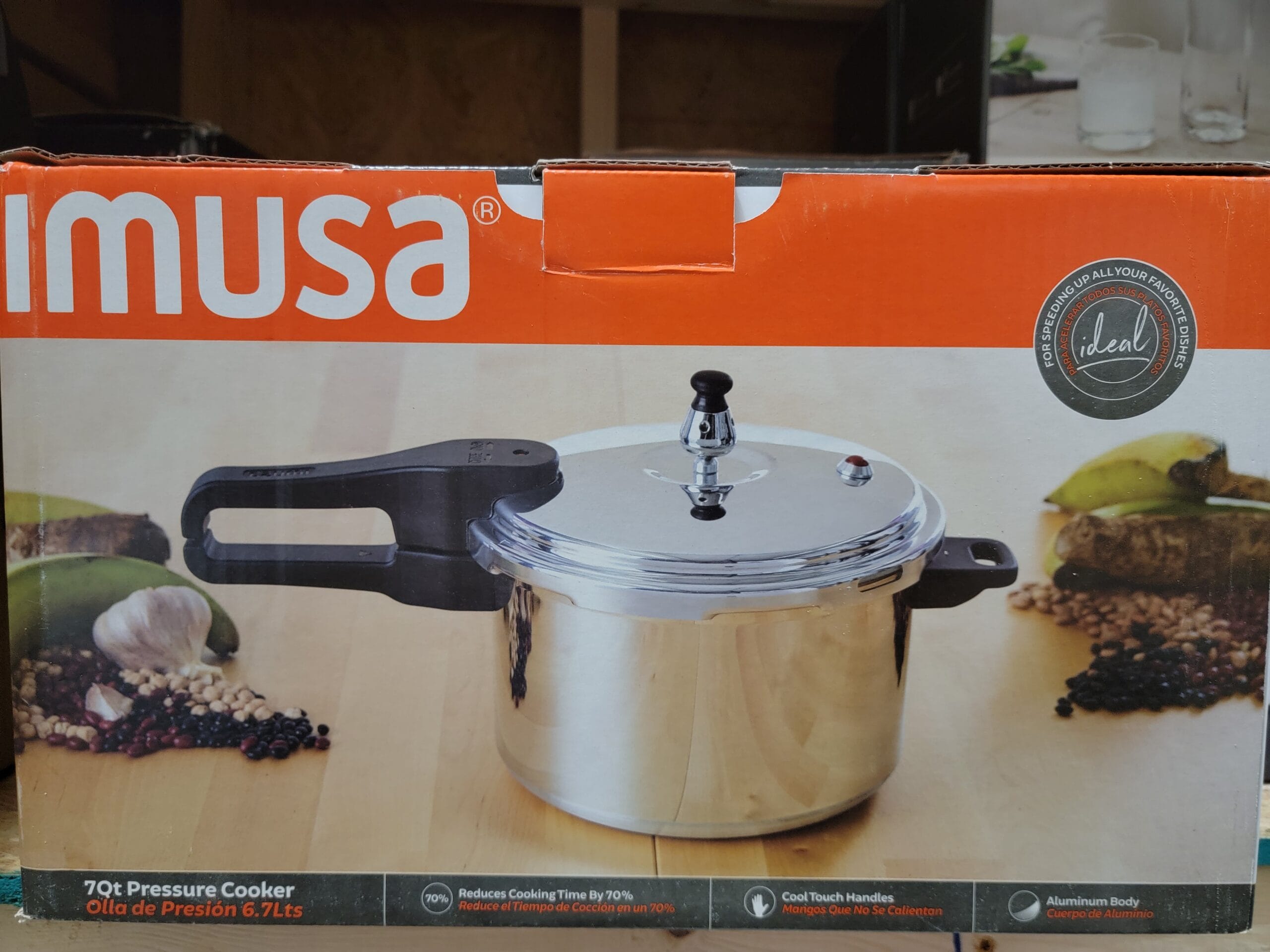 IMUSA 7.0qt Aluminum Stovetop Pressure Cooker IMUSA 7.0qt Aluminum Stovetop Pressure Cooker