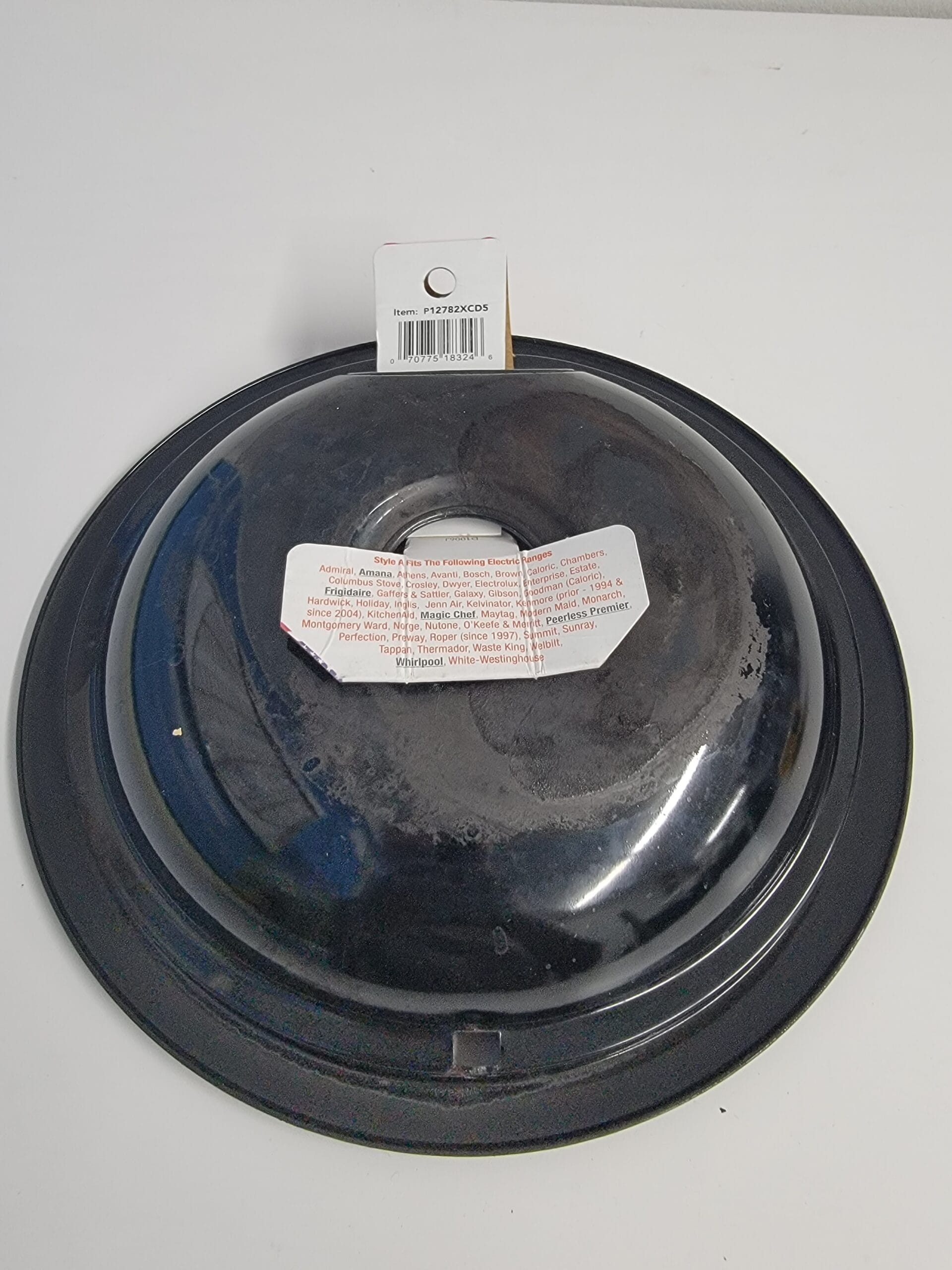 Range Kleen 2pc Porcelain Style A Drip Bowls Black