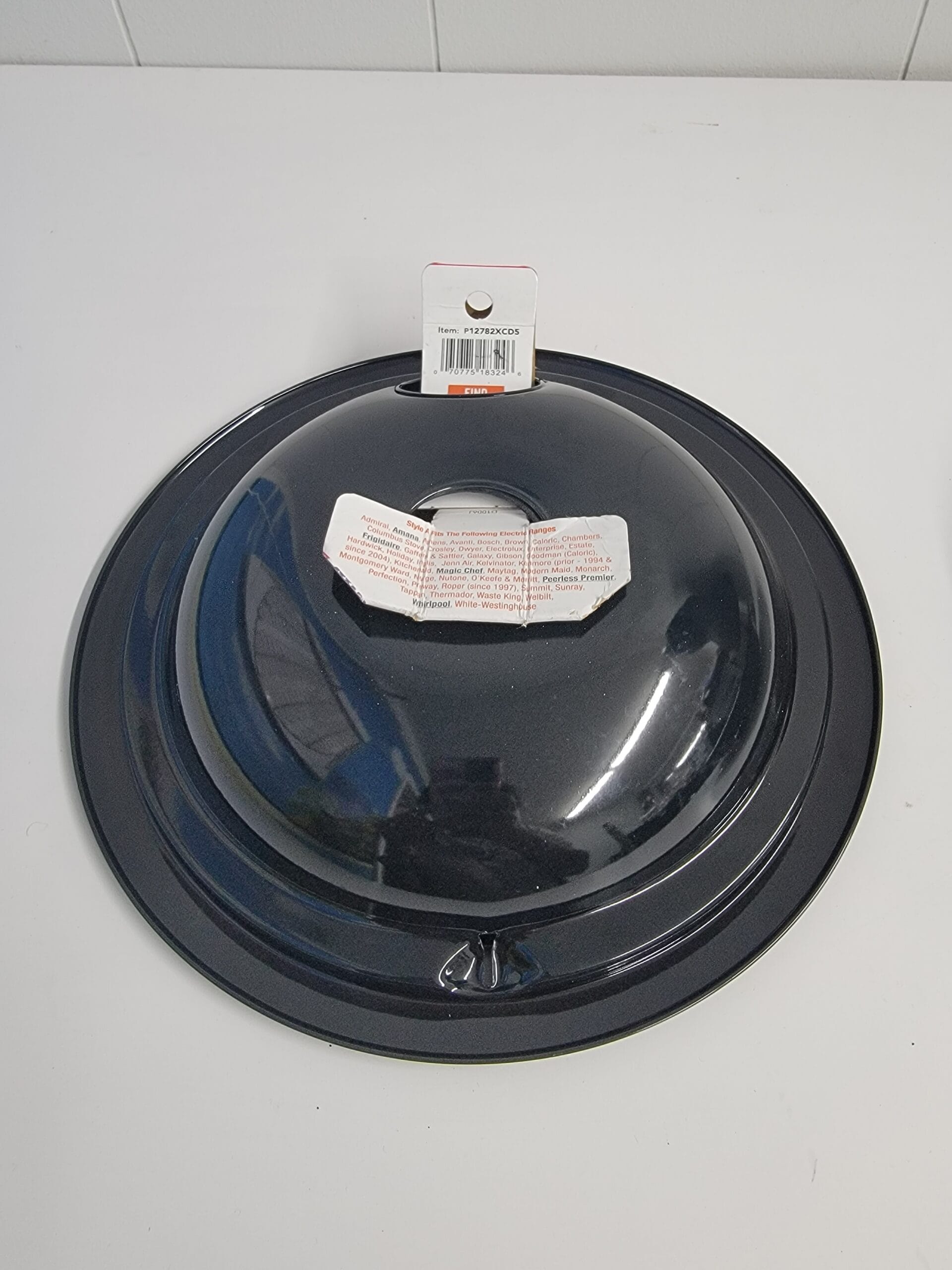 Range Kleen 2pc Porcelain Style A Drip Bowls Black