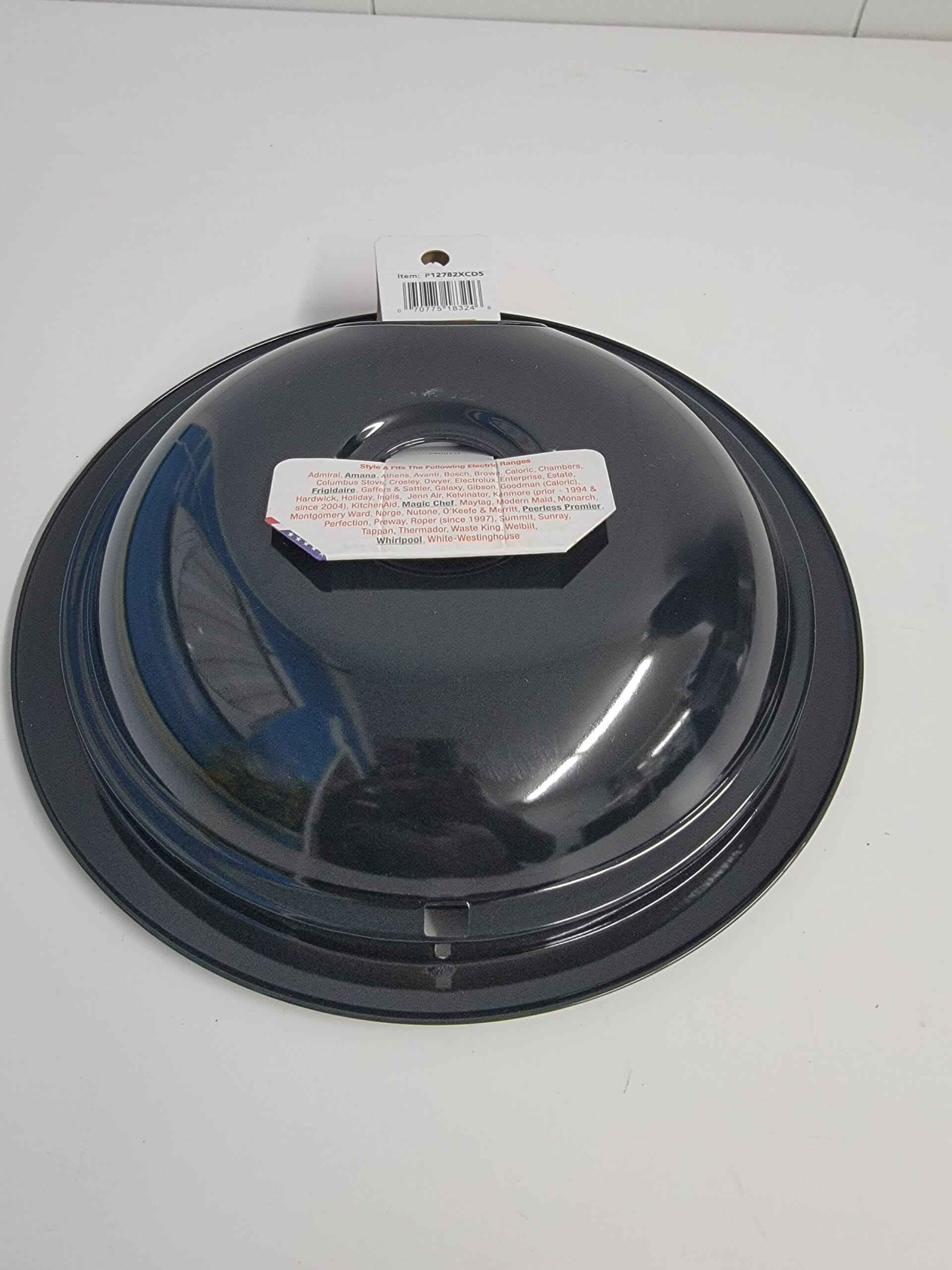 Range Kleen 2pc Porcelain Style A Drip Bowls Black