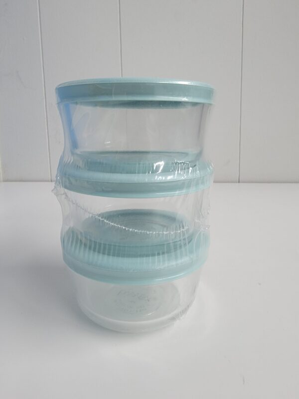 Pyrex 6pc 1 Cup Round Glass Food Storage Value Pack - Mint