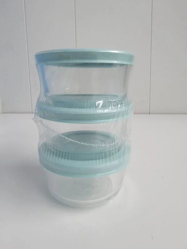 Pyrex 6pc 1 Cup Round Glass Food Storage Value Pack - Mint