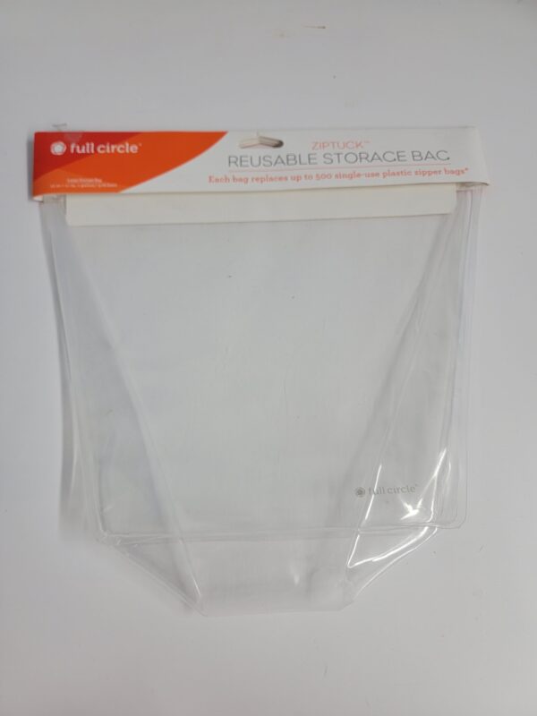 Full Circle 1 Gallon Reusable Storage Bag Clear