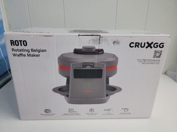 CRUXGG ROTO Rotating Waffle Maker - Smoke Gray