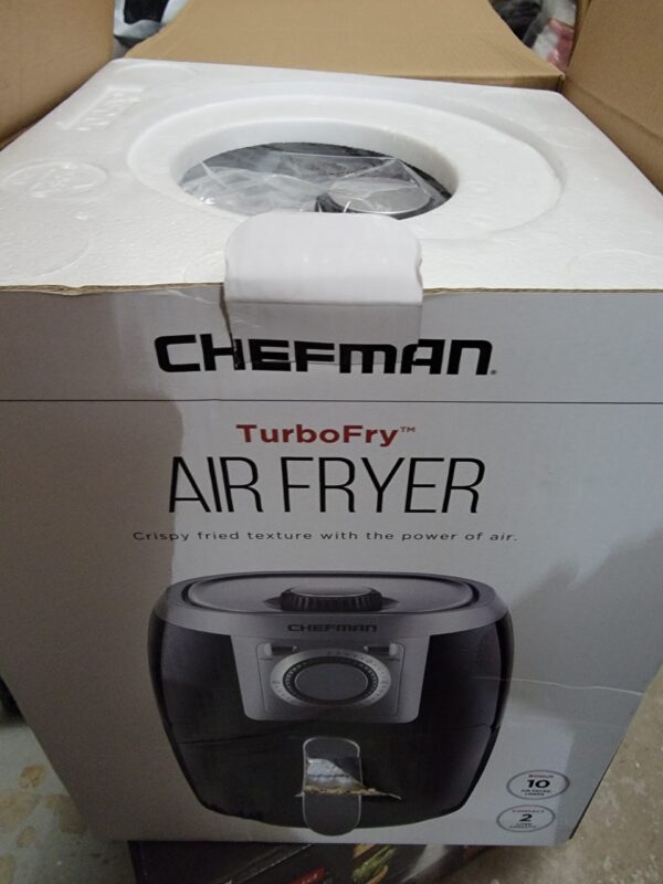 Chefman 2.1qt Analog Air Fryer - Black/Silver