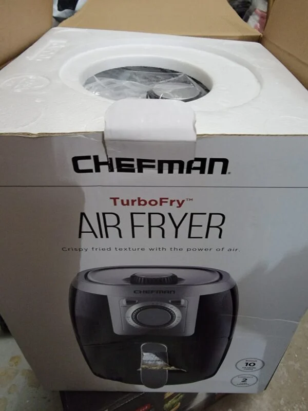 Chefman 2.1qt Analog Air Fryer Black Silver Sofloria Discount Store
